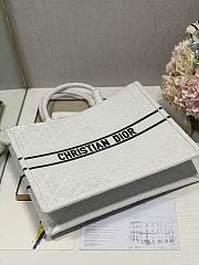 Kitlife Dior Book Tote Large White Velvet - 42*18*35cm - 5