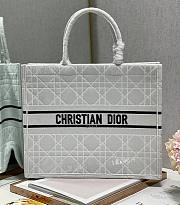 Kitlife Dior Book Tote Large White Velvet - 42*18*35cm - 1