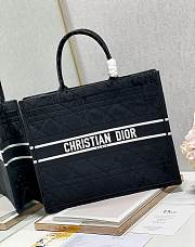 Kitlife Dior Book Tote Large Black Velvet - 41*32cm - 5