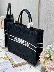 Kitlife Dior Book Tote Large Black Velvet - 41*32cm - 4