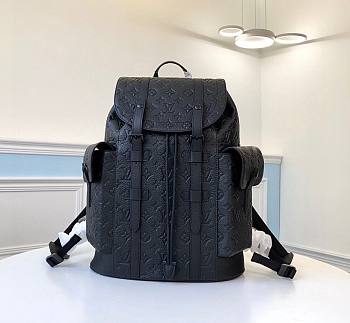 Kitlife Louis Vuitton Christopher Backpack Black - 38 x 44 x 21 cm