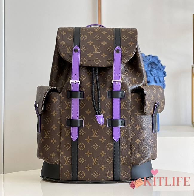 	 Kitlife Louis Vuitton Christopher Backpack Monogram canvas - 32 x 39 x 12 - 1