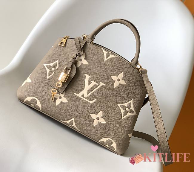 Louis Vuitton Petit Palais Bicolour Monogram Empreinte Handbag Tourterelle - M58914 – 29 x 18 x 12.5 cm - 1
