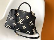 Louis Vuitton Petit Palais Bicolour Monogram Empreinte Handbag Black - M58913 – 29 x 18 x 12.5 cm - 2