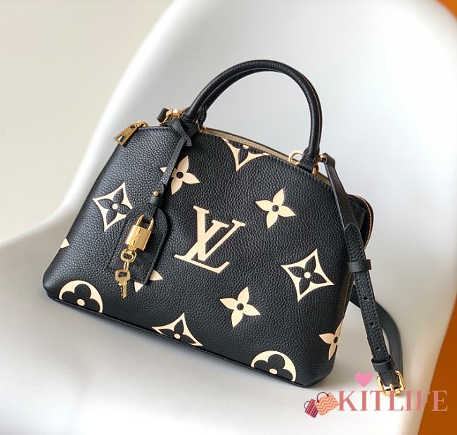 Louis Vuitton Petit Palais Bicolour Monogram Empreinte Handbag Black - M58913 – 29 x 18 x 12.5 cm - 1