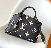 Louis Vuitton Petit Palais Bicolour Monogram Empreinte Handbag Black - M58913 – 29 x 18 x 12.5 cm - 1