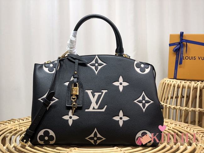 Kitlife Louis Vuitton Grand Palais Monogram Empreinte embossed Black/Beige - M45842 - 34 x 24 x 15 cm - 1