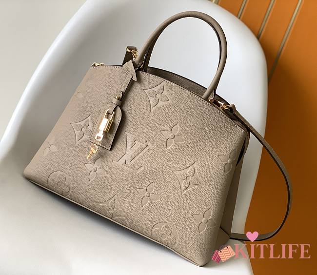 Kitlife Louis Vuitton Grand Palais Monogram Empreinte embossed Tourterelle Gray - M45833 - 34 x 24 x 15 cm - 1