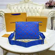 Kitlife Louis Vuitton Coussin PM Red Blue Leather - 26x20x12cm - 1