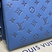 	 Kitlife Louis Vuitton Coussin PM Light Blue Leather - 26x20x12cm - 2