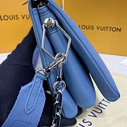 	 Kitlife Louis Vuitton Coussin PM Light Blue Leather - 26x20x12cm - 3