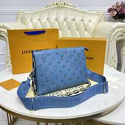 	 Kitlife Louis Vuitton Coussin PM Light Blue Leather - 26x20x12cm - 5
