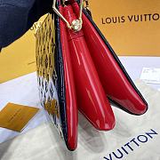 Kitlife Louis Vuitton Coussin PM Black Red Patent Leather - 26x20x12cm - 4