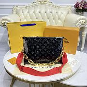 	 Kitlife Louis Vuitton Coussin MM Black Red Patent Leather - 34 x 24 x 12 cm - 1