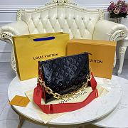 	 Kitlife Louis Vuitton Coussin MM Black Red Patent Leather - 34 x 24 x 12 cm - 4