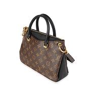 Kitlife Louis Vuitton Monogram Canvas & Black Leather Pallas BB - 26x21x8cm - 4