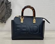 Kitlife Fendi By The Way Mini Small Boston bag in black leather - 20.5x12x.9cm - 1