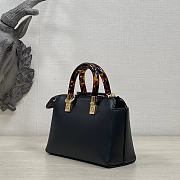 Kitlife Fendi By The Way Mini Small Boston bag in black leather - 20.5x12x.9cm - 4