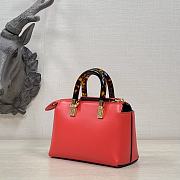 Kitlife Fendi By The Way Mini Small Boston bag in red leather - 20.5x12x.9cm - 5