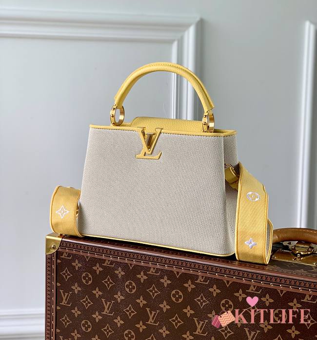 Kitlife Louis Vuitton Capucines BB Plume Yellow - 27x18x9cm - 1