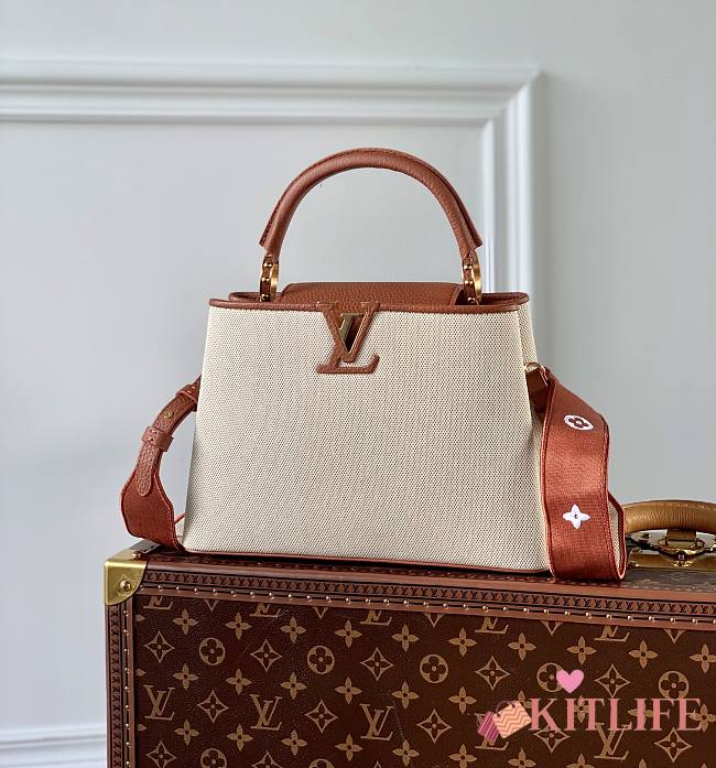 	 Kitlife Louis Vuitton Capucines BB Brown - 27x18x9cm - 1