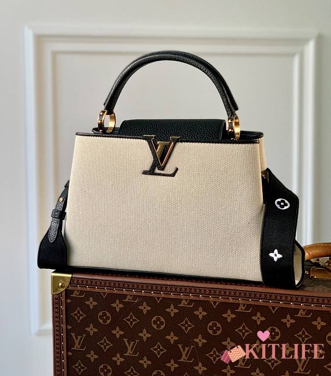 Kitlife Louis Vuitton Capucines MM Black - 31.5x20x11cm - 1