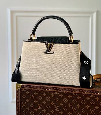 Kitlife Louis Vuitton Capucines MM Black - 31.5x20x11cm