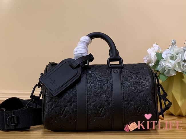 Kitlife Louis Vuitton KEEPALL BANDOULIÈRE 25 Black - M20900 - 25 x 15 x 11 cm - 1