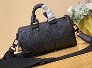 Kitlife Louis Vuitton KEEPALL BANDOULIÈRE 25 Black - M20900 - 25 x 15 x 11 cm - 3