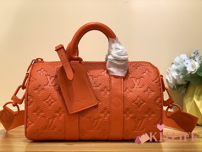 	 Kitlife Louis Vuitton KEEPALL BANDOULIÈRE 25 Orange - M20930 - 25 x 15 x 11 cm - 1