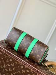 Kitlife Louis Vuitton KeepAll XS Green Monogram Macassar - 25.0 x 15.0 x 11.0CM - 3