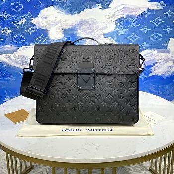 Kitlife Louis Vuitton S LOCK BRIEFCASE Black Taurillon Monogram - M20835 - 39 x 30 x 4 cm