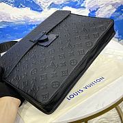 Kitlife Louis Vuitton S LOCK BRIEFCASE Black Taurillon Monogram - M20835 - 39 x 30 x 4 cm - 5