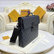 Kitlife Louis Vuitton S LOCK BRIEFCASE Black Monogram - M20835 - 39 x 30 x 4 cm - 5
