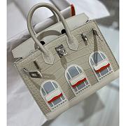 Kitlife Hermes White Sac Birkin Fabourg Palladium Hardware - 20cm - 1