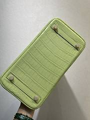 Kitlife Hermes Birkin Matte Green Leather - 25cm - 4