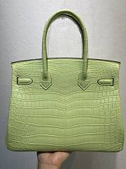 Kitlife Hermes Birkin Matte Green Leather - 25cm - 5