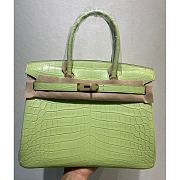 Kitlife Hermes Birkin Matte Green Leather - 25cm - 1