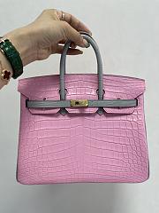 	 Kitlife Hermes Birkin 25 Exotic Matte Pink Leather - 25cm - 5