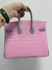 	 Kitlife Hermes Birkin 25 Exotic Matte Pink Leather - 25cm - 3