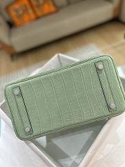Kitlife Hermes Birkin Porosus Matte Green Crocodile Leather - 30cm - 3