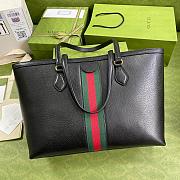 Kitlife Gucci Ophidia Black Leather Tote - 631685 - 38x28x14cm - 2