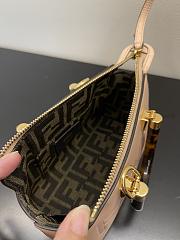 Kitlife Fendi By The Way Mini Small Boston bag in dove grey leather - 20.5x12x.9cm - 4