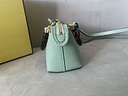 Kitlife Fendi By The Way Mini Small Boston bag in mint green leather - 20.5x12x.9cm - 4