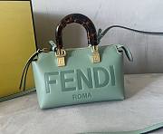 Kitlife Fendi By The Way Mini Small Boston bag in mint green leather - 20.5x12x.9cm - 1