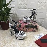 	 Kitlife D&G platform sandals white - 5