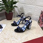 Kitlife D&G Leather Sandals Black, Blue - 1