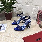 Kitlife D&G Leather Sandals Black, Blue - 2