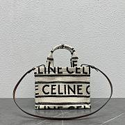 Kitlife Celine Small Cabas Thais In Textile Black - 29×19×13 cm - 3