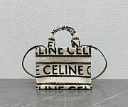 Kitlife Celine Small Cabas Thais In Textile Black - 29×19×13 cm - 1